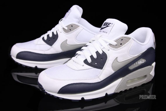 Nike Air Max '90 - White/Navy-Grey 