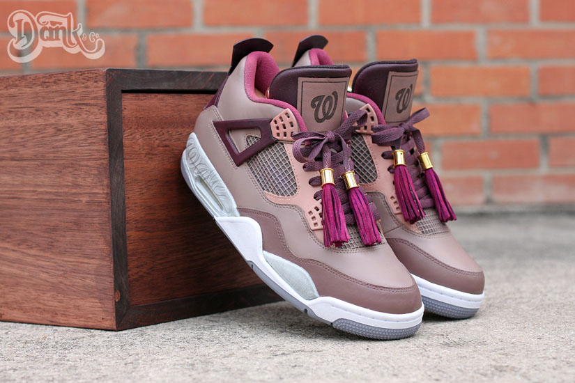 Air Jordan IV 4 Louis Vuitton Don for Wale by Dank Customs (2)