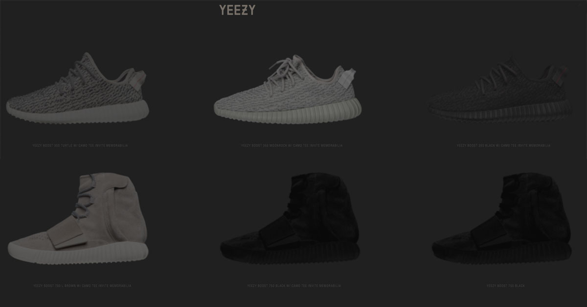 Every adidas Yeezy Sneaker Just 