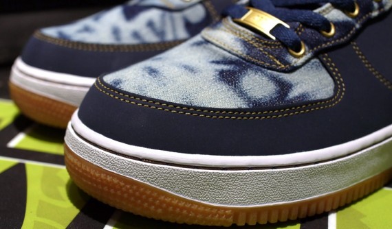 Nike air force 1 acid wash denim hotsell for sale