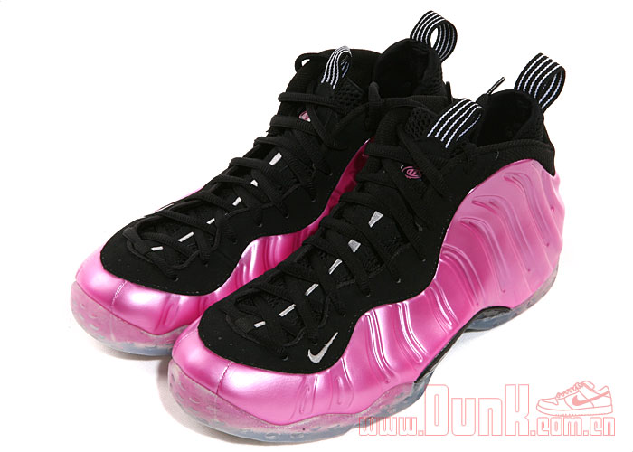 pink and black foams