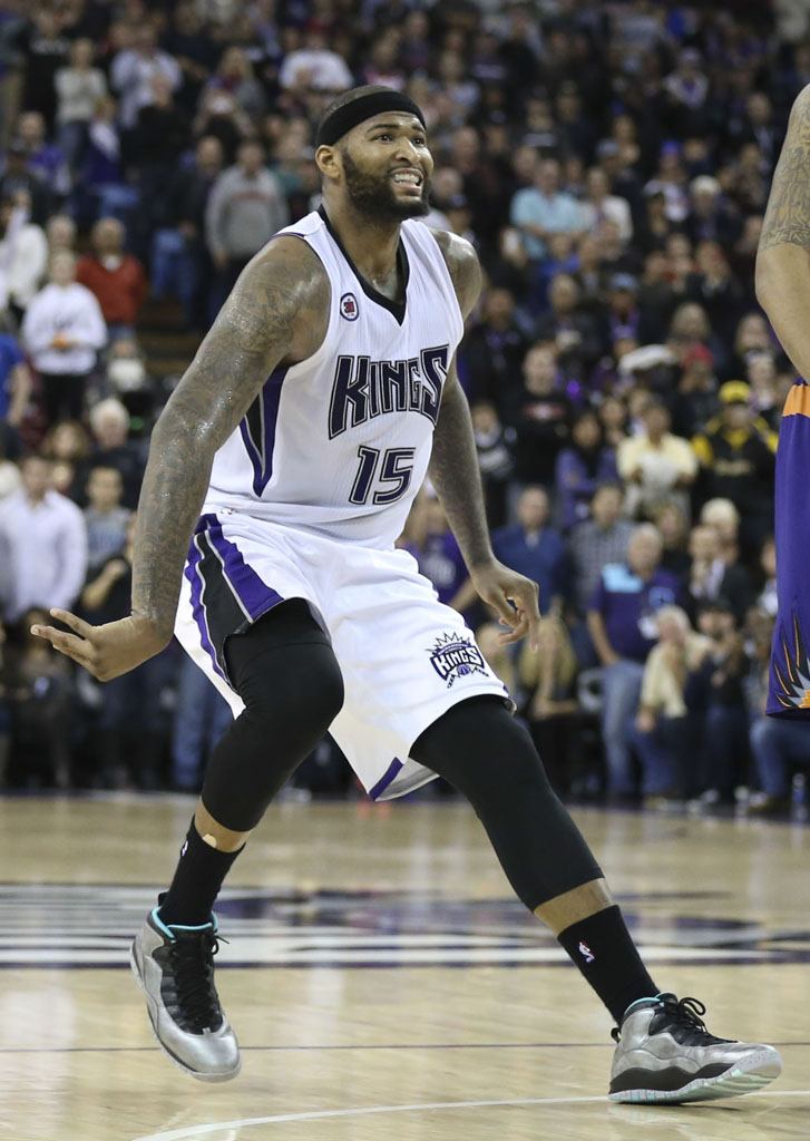 DeMarcus Cousins wearing Air Jordan X 10 Lady Liberty (2)