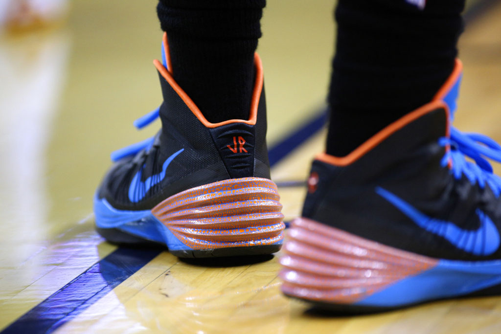 J.R. Smith wearing Nike Hyperdunk 2013 PE