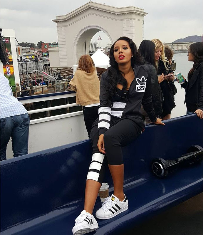 celebrities wearing adidas superstar