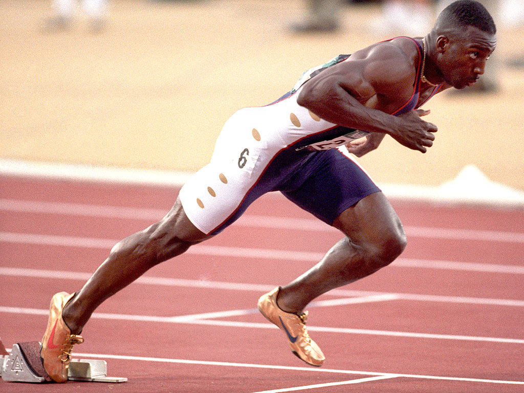 Michael Johnson's Golden Nike Olympic 