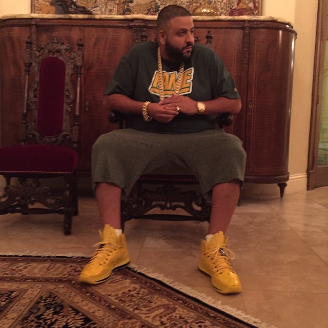 DJ Khaled wearing Nike LeBron X 10 Must Be The Honey