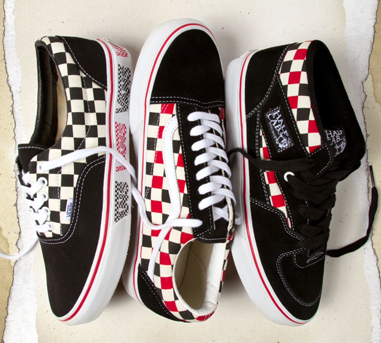 Vans van outlet doren checkerboard