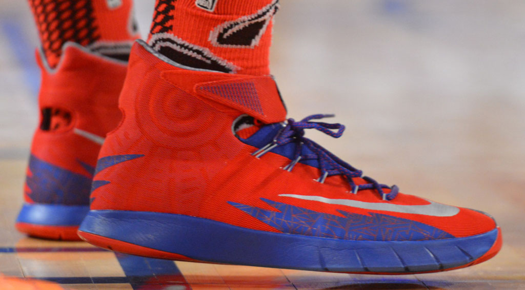 Andre Drummond wearing Nike Zoom HyperRev PE