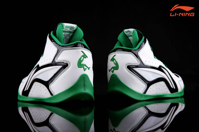 Li-Ning Shaq Zone White Green Black Celtics