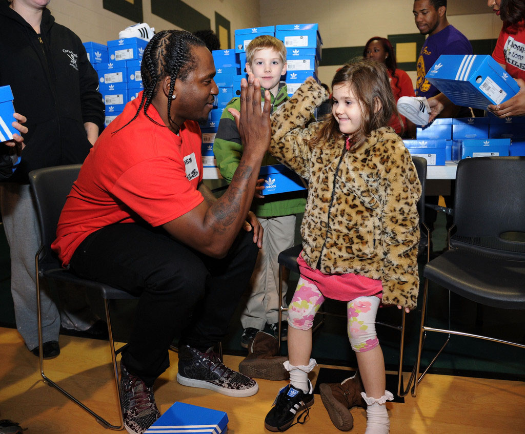 adidas Sponsors Pusha T 1000 Shoes for a 1000 Smiles Event (6)
