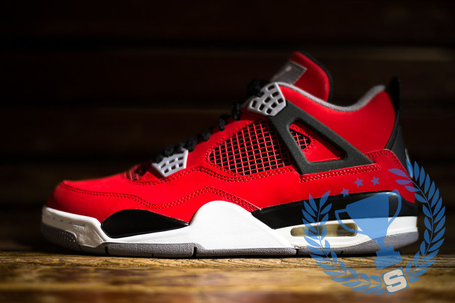 jordan retro 4 rosse