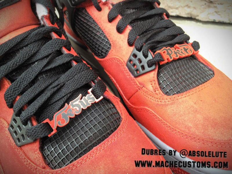 Air Jordan IV 4 Jesus Piece for The Game by Mache Custom Kicks (2)