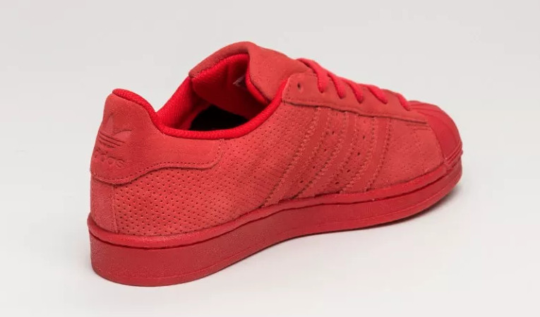 adidas superstar all red