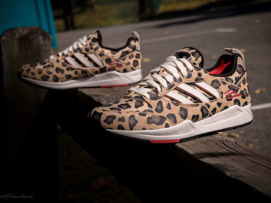adidas womens leopard print trainers