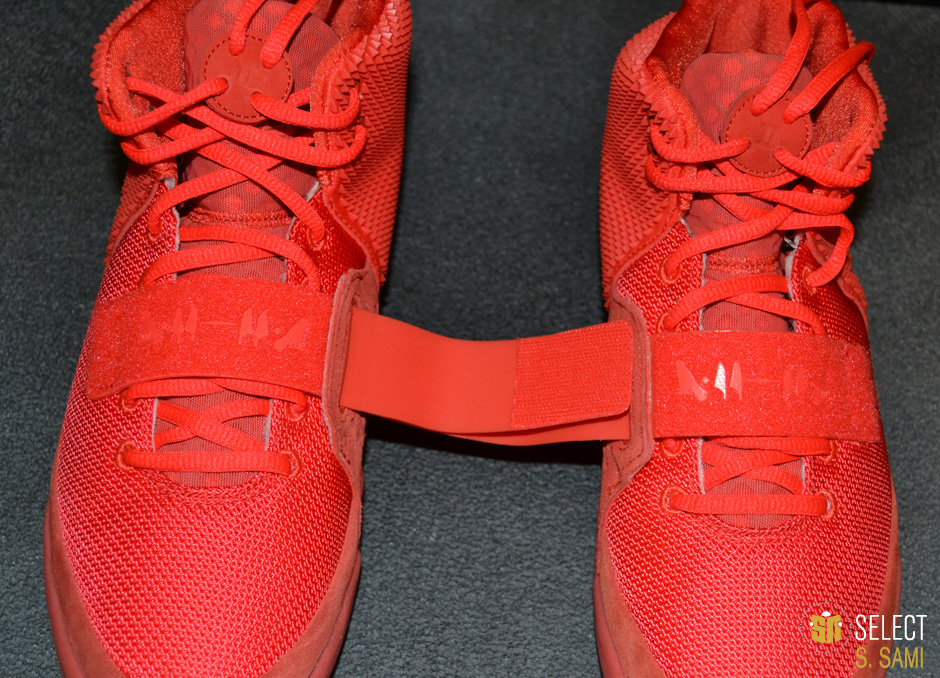 yeezy red october fake