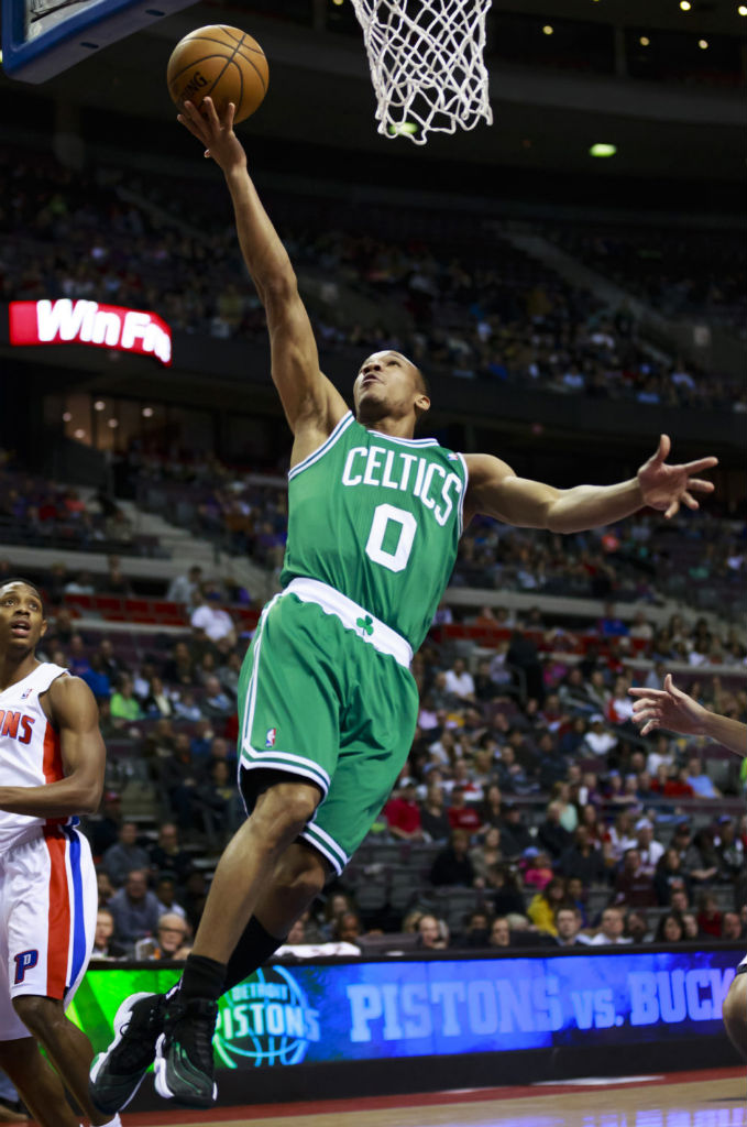 Avery Bradley wearing adidas Real Deal