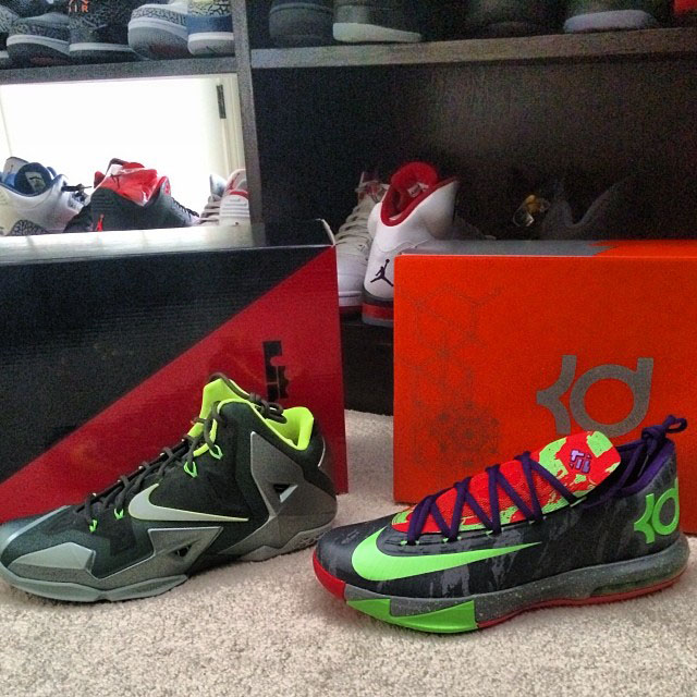 Joe Haden Picks Up Nike LeBron 11 Dunkman, KD 6 Energy