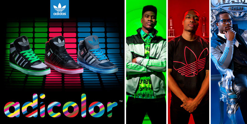 Damian Lillard, Iman Shumpert & Von Miller for Champs Sports x adidas adiColor