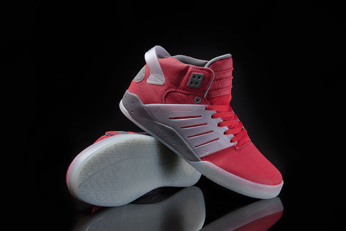 SUPRA Skytop III - Red Canvas & Blue Suede Colorways | Complex