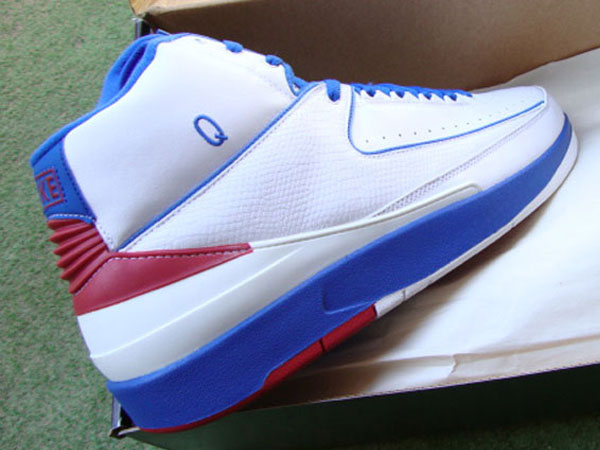 Quentin Richardson wearing Air Jordan II 2 Los Angeles Clippers Home PE (2)