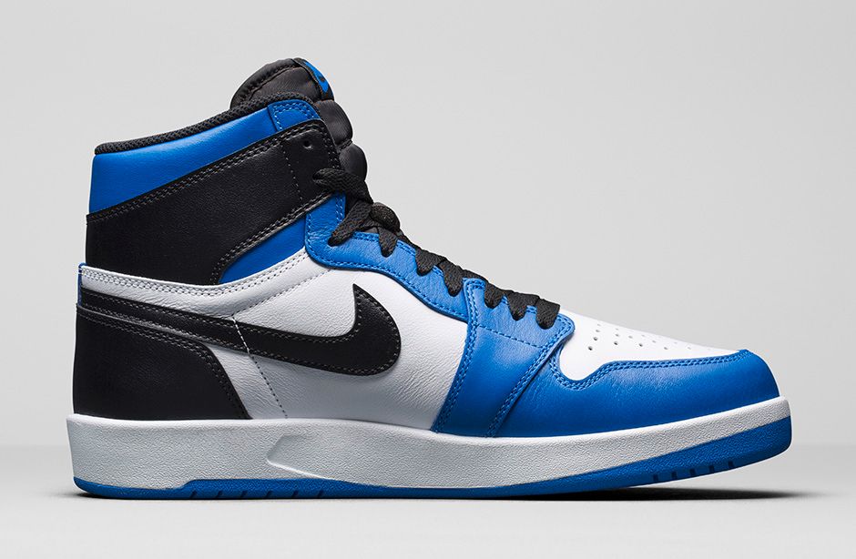 nike air jordan 1 blue and black