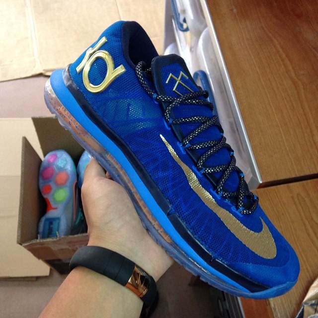 Nike KD VI 6 Elite Blue/Gold (1)