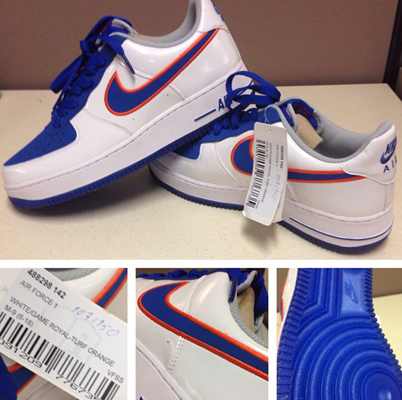 air force 1 orange blue white