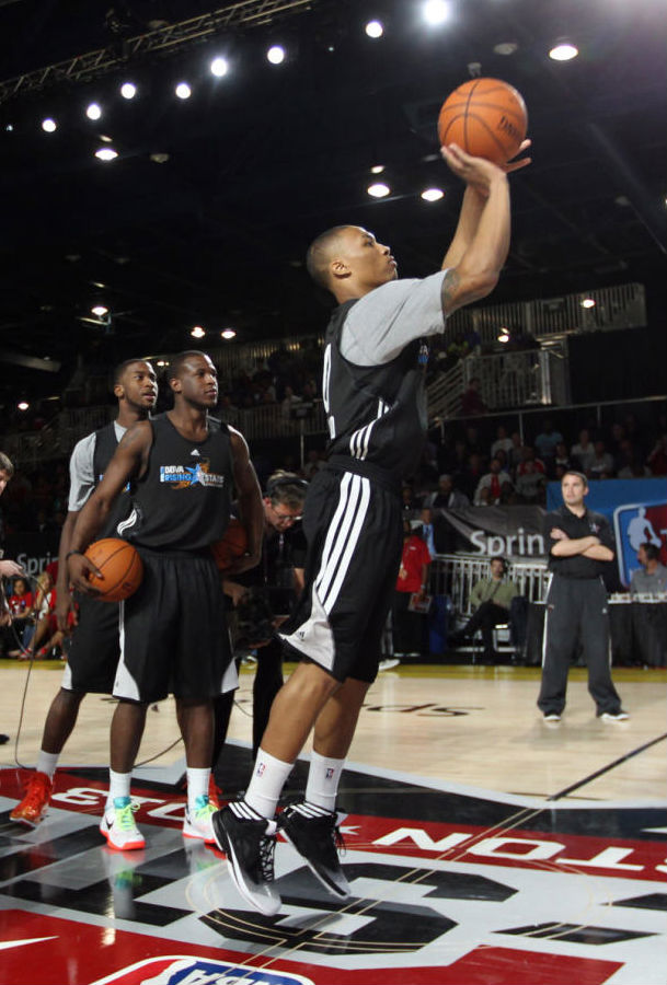 Damian Lillard wearing adidas Crazy Fast