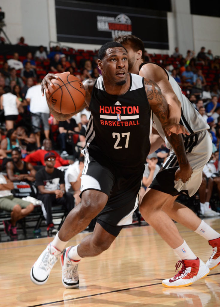 Tarik Black wearing Air Jordan III 3 Fire Red