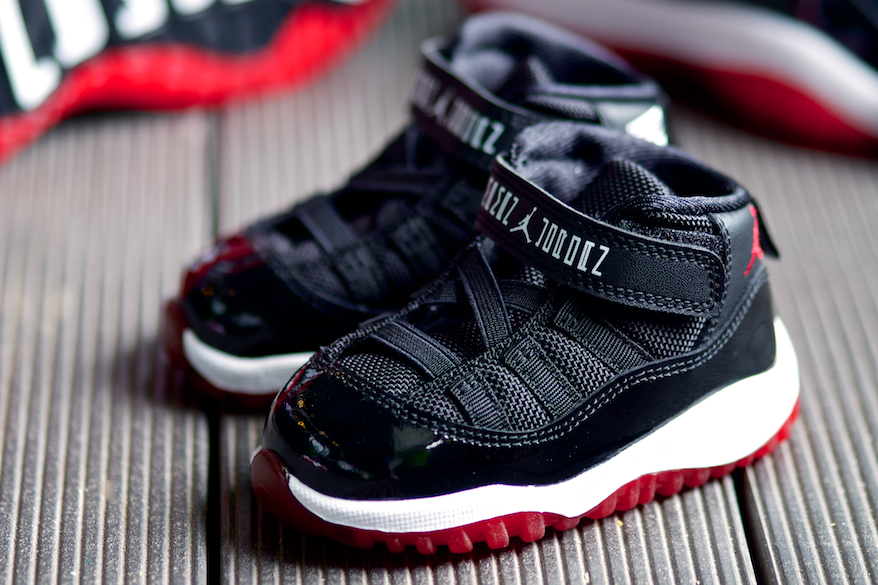 jordan retro 11 bred infant