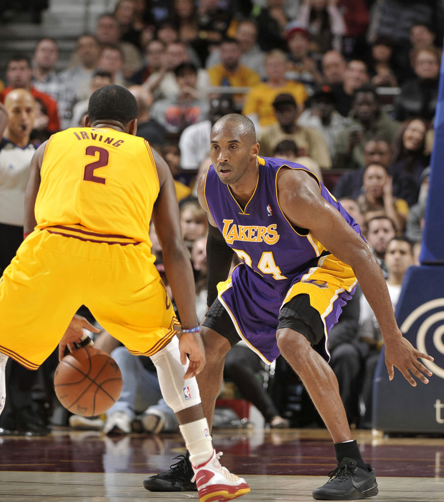 Kobe Bryant wearing Nike Kobe 8 System Blackout (7)