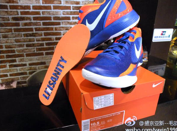 Nike Zoom Hyperdunk 2011 Low Jeremy Lin Knicks PE Linsanity 487638-418 (2)