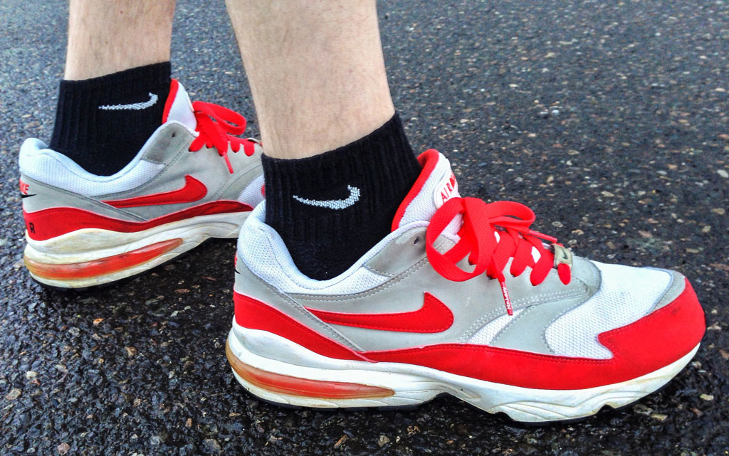 Spotlight: Forum Staff Weekly WDYWT? - 4.20.14 - DRUMattX wearing Nike Air Burst '99 Sport Red