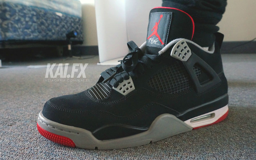 BBoyKai91 in the Bred Air Jordan IV 4