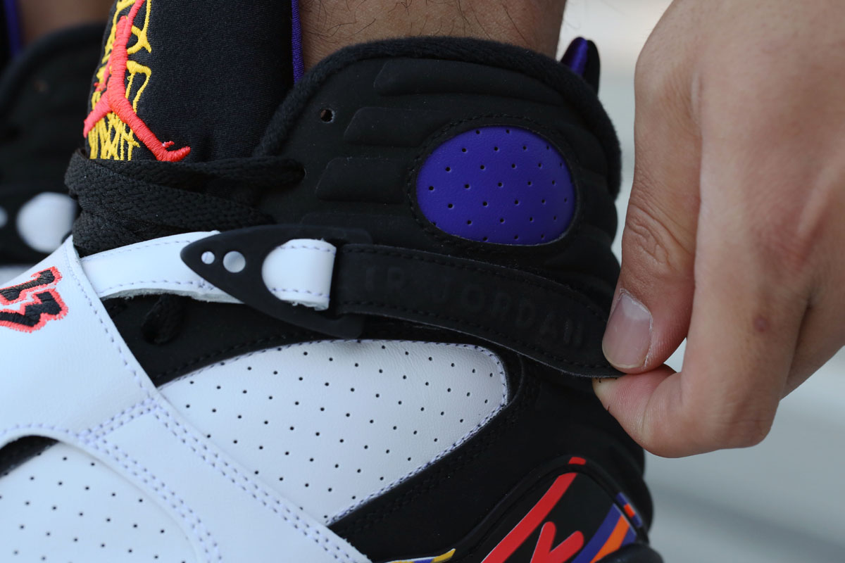 jordan 8 3 peat on feet