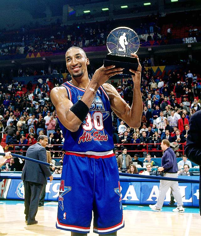 conferencia Respeto a ti mismo occidental Flashback // Scottie Pippen 1994 All Star MVP in the Red Nike Air Maestro |  Complex