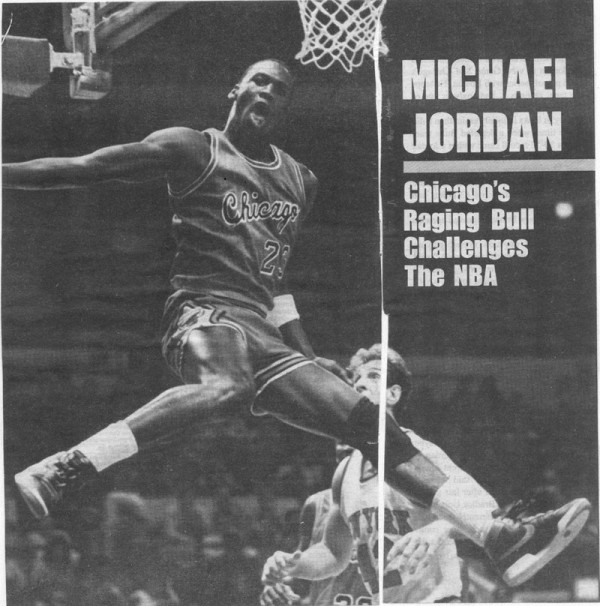 Michael Jordan's rookie season Nike Air Ships, donned shortly