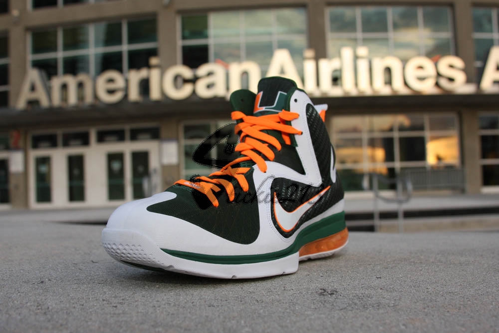 Nike LeBron 9 'Miami Hurricanes' - Available on  