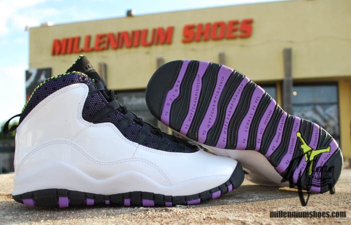 jordan 10 black and purple