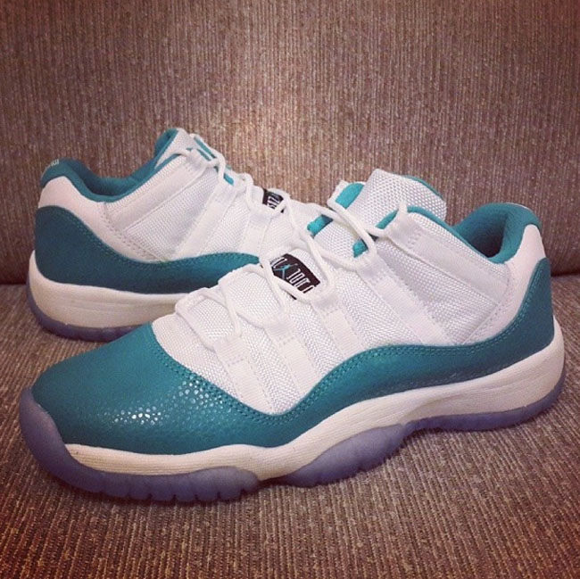 Jordan 11 2025 low aqua