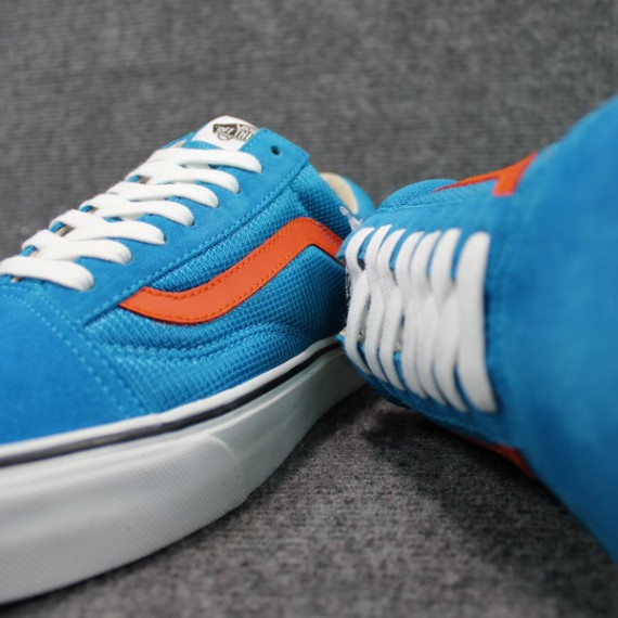 Vans blue outlet orange