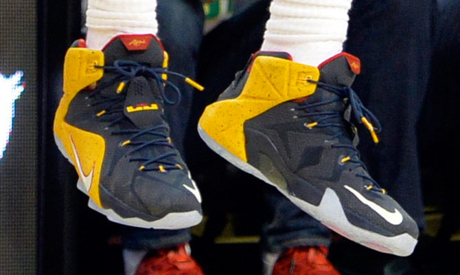 lebron 12 yellow