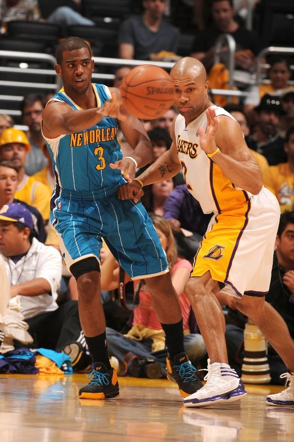 Derek Fisher wearing the adidas Crazy Light