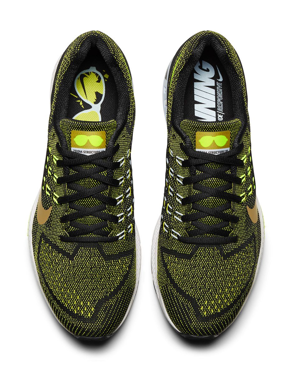nike running gold
