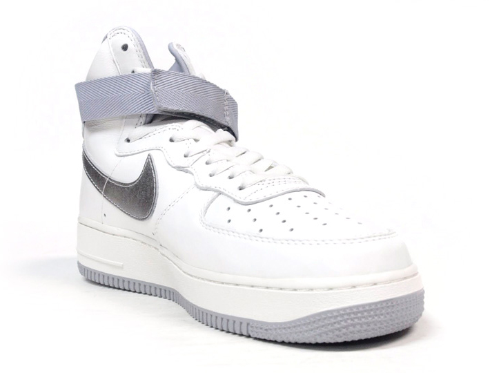 Grey Straps on These Nike Air Force 1s 