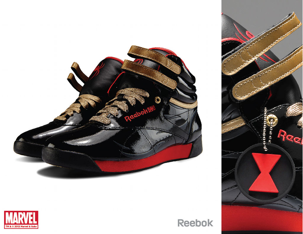 Marvel x Reebok Collection - Black Widow Freestyle Hi