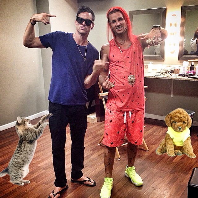 Riff Raff wearing Air Jordan Future Volt