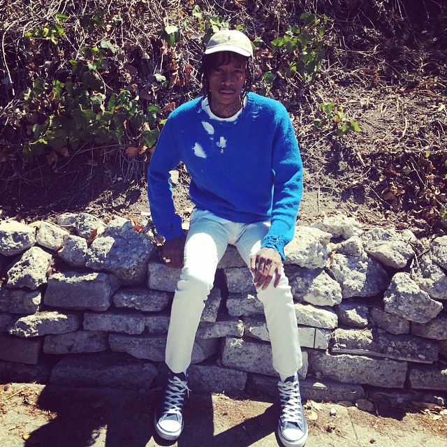 Wiz Khalifa wears Converse Chuck Taylor All Star