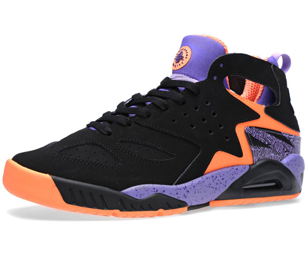 orange and purple huaraches