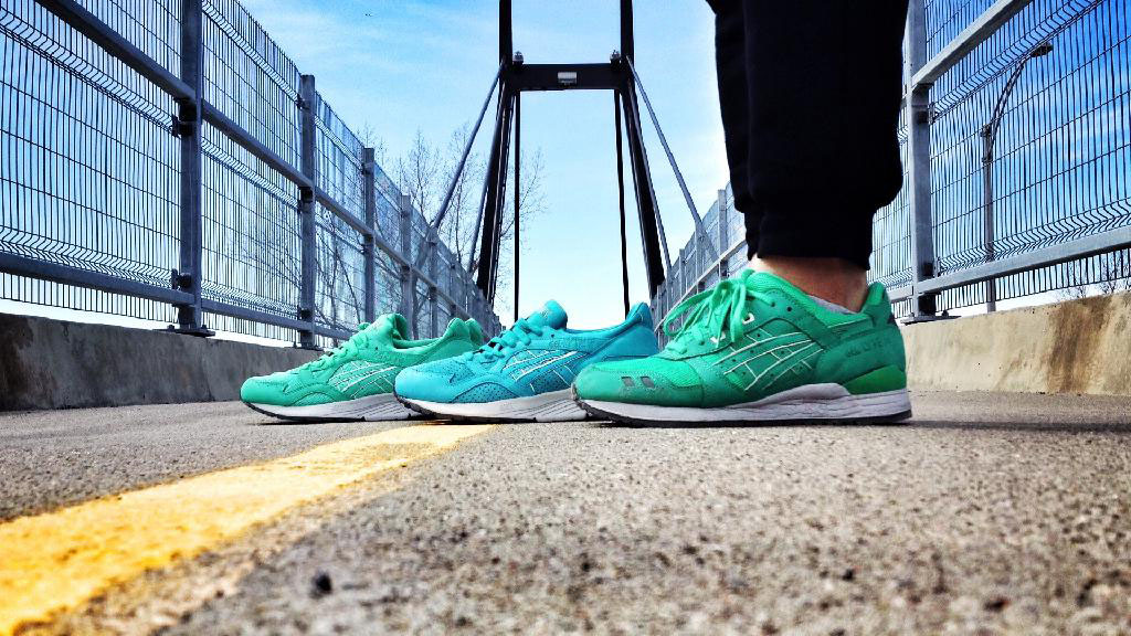 Spotlight: Forum Staff Weekly WDYWT? - 4.20.14 - Shooter wearing Ronnie Fieg x ASICS GEL-Lyte III Mint Leaf